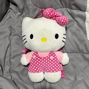 Hello Kitty Plush Backpack 10”